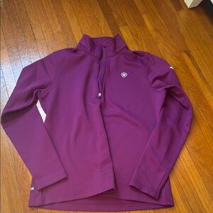 Ariat Purple Quarter-Zip Pullover